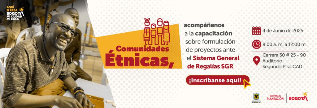 Capacitación Comunidades Étnicas Sistema General de Regalías SGR