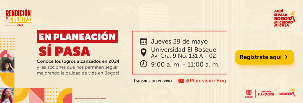 Rendición de Cuentas Secretaría Distrital de Planeación 2024