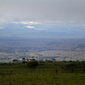 Panorámica de Bogotá desde Usme